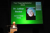 Dr. Lothar Becker ist Top-Tagungshotelier 2014