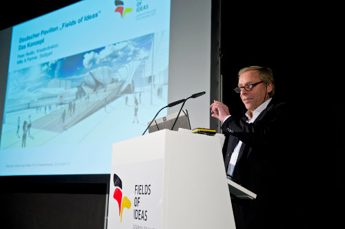 Die Show im Deutschen Pavillon: Deutschland aus den Augen fliegender Bienen