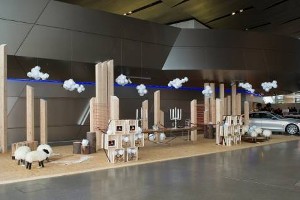 BMW Welt und BMW Brand Stores im winterlichen Look