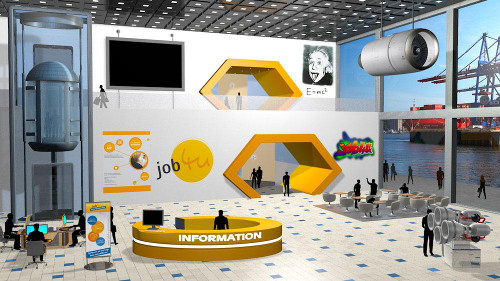 Virtuelle Ausbildungs-Messe mit ubivent