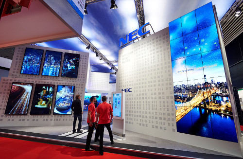 Gahrens + Battermann ist Technikdienstleister von NEC auf der ISE