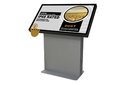 Peerless-AV präsentiert interaktives Overlay for Xtreme Outdoor Displays