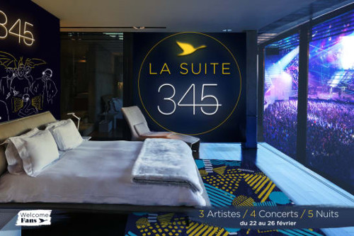 Pop-Up-Suite für den Konzertbesuch in Paris