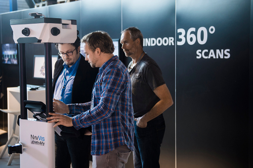 Eventlocation-Scan in 3D zur Größenerfassung