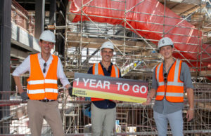 Bauarbeiten und Ausstellungsbau am Deutschen Pavillon im Zeitplan Bauarbeiten und Ausstellungsbau am Deutschen Pavillon im Zeitplan