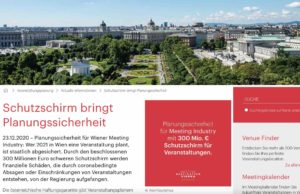 Österreich sichert Events mit 300 Mio. Euro ab Österreich sichert Events mit 300 Mio. Euro ab