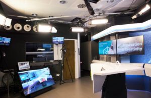 Plazamedia setzt „ISPO Munich Online 2021“ digital in Szene Studioset der Ispo Online (Fotos: Messe München)