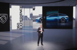 Peugeot stellt neuen Markenauftritt in virtueller Show vor Präsentation der neuen Markenidentität (Screenshot: Peugeot)