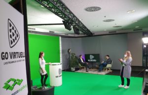 Messe Augsburg erweitert Angebot um digitale Veranstaltungen Green Screen Studio (Fotos: Augsburger Schwabenhallen Messe- und Veranstaltungsgesellschaft mbH)
