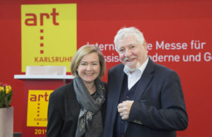 Britta Wirtz und Ewald Karl Schrade (Foto: Messe Karlsruhe/Jürgen Roesner)
