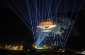 Automarke Genesis inszeniert Europa-Start mit 3D-Projektion 3D-Projektion (Foto: Genesis)