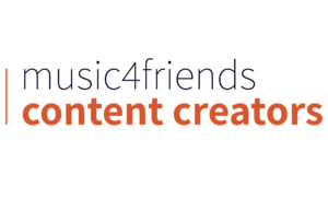 music4friends Content Creator Logo