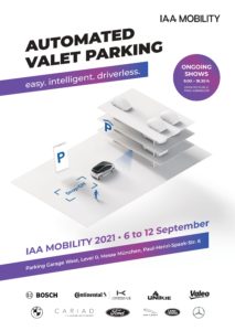 Automated Valet Parking auf der IAA Mobility (Grafik: VDA)