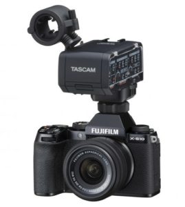 Tascam XLR-Adapter für die Fuji X-S10