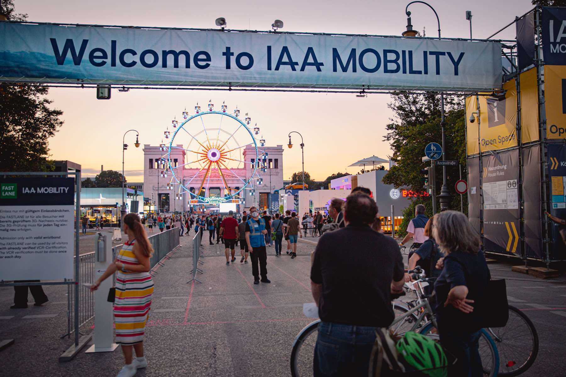 IAA Mobility 2021 in der Münchner Innenstadt