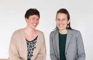 Grazer Agentur look! design eröffnet zweiten Standort Cara Mielzarek, Stefanie Schöffmann (von links, Foto: Michaela Grabner/Salon Deluxe)