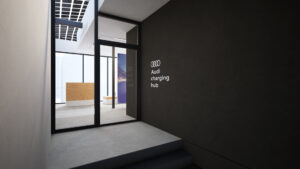 Audi charging hub (Renderings: Audi AG)