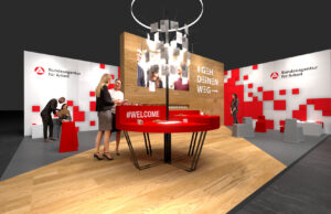 Auftritt der Bundesagentur für Arbeit (Foto: mac messe- und ausstellungscenter Service GmbH)