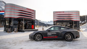 Mobile Event Unit beim St. Moritz Gourmet Festival (Fotos: Porsche Schweiz AG)