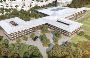 Neuer DFB-Campus (Visualisierung: kadawittfeldarchitektur)