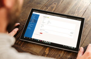 Transaktionsübersicht von VR Payment auf dem Tablet (Foto: VR Payment GmbH)