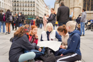 Guerilla-Aktion in Wien (Fotos: Ferris Bühler Communications)