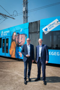 Martin Buhl-Wagner und Markus Geisenberger (von links, Foto: Leipziger Messe)