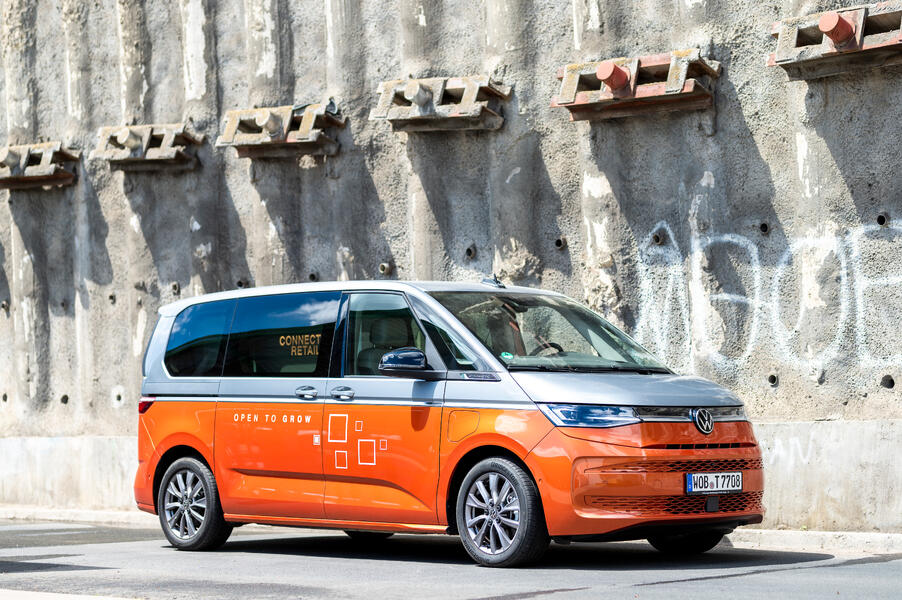 Neuer Multivan auf Zalando-Tour (Foto: Volkswagen AG)