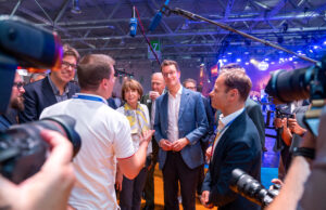 Henriette Reker fordert Planungssicherheit für Messen gamescom Eröffnungsrundgang mit Henriette Reker und Hendrik Wüst (Fotos: Koelnmesse)