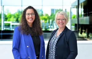 Marianny Eisenhofer und Heike Slotta (von linnks, Foto: NürnbergMesse)