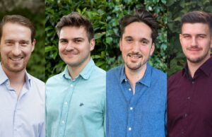 MYI Entertainment mit erweitertem Führungsteam Constantin Rittmann, Nicolas Sägesser, Florian Meier und Roberto Pompeo (von links, Fotos: MYI Entertainment)