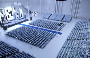 Neues Tribünensystem (Foto: Hamburg Messe und Congress)