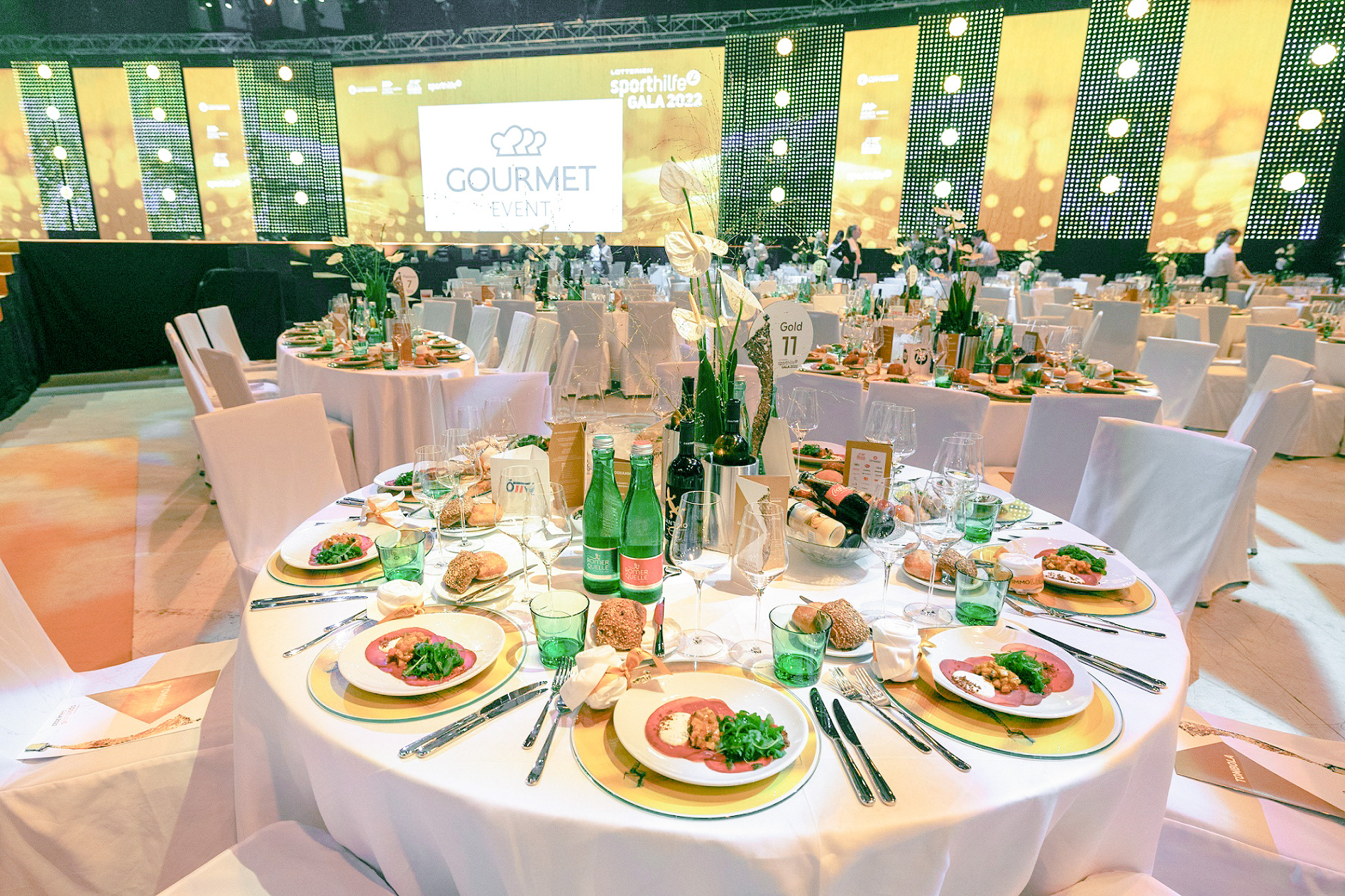 Catering bei der Lotterien Sporthilfe-Gala (Fotos: Martin Steiger/Gourmet)