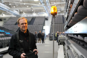 Steven Eckert, Abteilungsleiter Messe- und Ausstellungstechnik (Foto: Hamburg Messe und Congress)