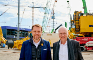 CEO-Doppelspitze blickt erwartungsvoll auf die bauma 2022 (Foto: Messe München)