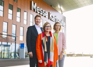 Kristian Jarmuschek, Britta Wirtz und Olga Blaß (Foto: Messe Karlsruhe/Jürgen Rösner) 