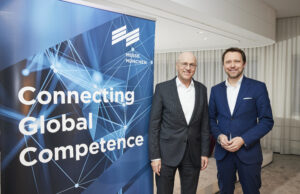 Dr. Reinhard Pfeiffer und Stefan Rummel (von links, Foto: Messe München)