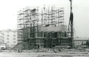 Baubeginn im Jahr 1973 (Foto: MZS)