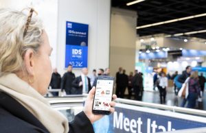 Lead+Meet-App bei der IDS (Foto: Koelnmesse/Harald Fleißner)