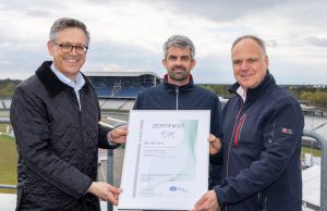 Dr. Rolf Krökel, Jochen Nerpel und Jorn Teske (von links, Foto: Hockenheim-Ring GmbH)