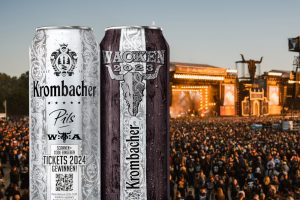 Krombacher Pils in der limitierten 0,5l Wacken-Editionsdose (Foto: Krombacher Brauerei GmbH & Co.)