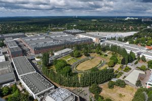 Blick über das Berliner Messegelände und den Sommergarten (Foto: Messe Berlin GmbH)