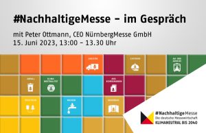 Letzter AUMA-Webtalk #NachhaltigeMesse am 15. Juni (Grafik: AUMA)