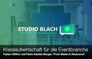 Kreislaufwirtschaft für die Eventbranche im Talk