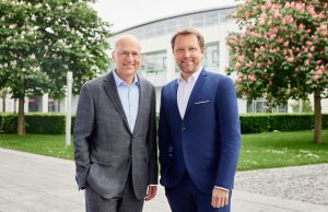 Dr. Reinhard Pfeiffer und Stefan Rummel (von links, Foto: Messe München)