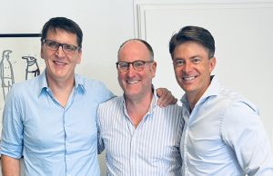 Leadvolution ist nun Teil der Vogel-Gruppe: Günter Schürger, Hannes Fehr und Matthias Bauer (von links, Foto: Wolfgang Friederich)