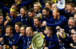 Rekord-Europameister Schweden bei der Handball-Europameisterschaft 2022 (Foto: Uros Hocevar/kolektiff)