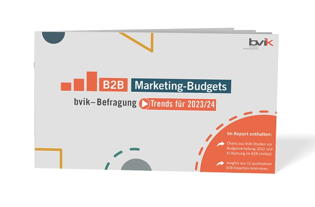 Report „B2B-Marketing-Budgets: Trends für 2023/2024“ (Foto: bvik)