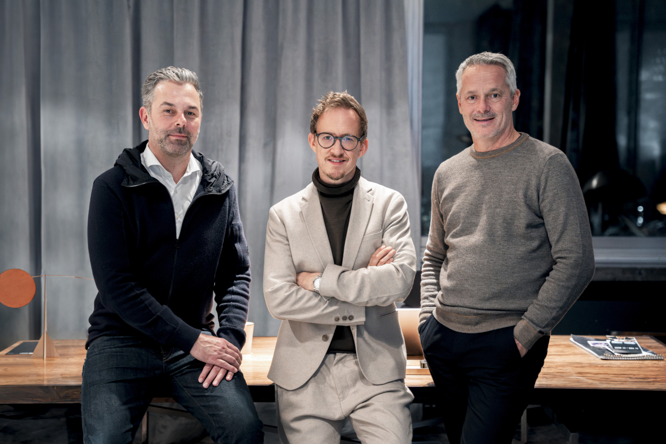 Sven Müller, Timo Schönauer, Olaf Bauer (von links, Foto: Liganova)
