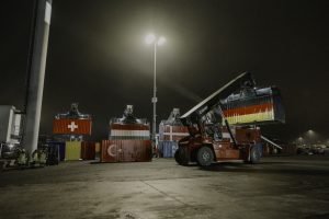 Container-Installation in Hamburg (Fotos: Jung von Matt Sports)